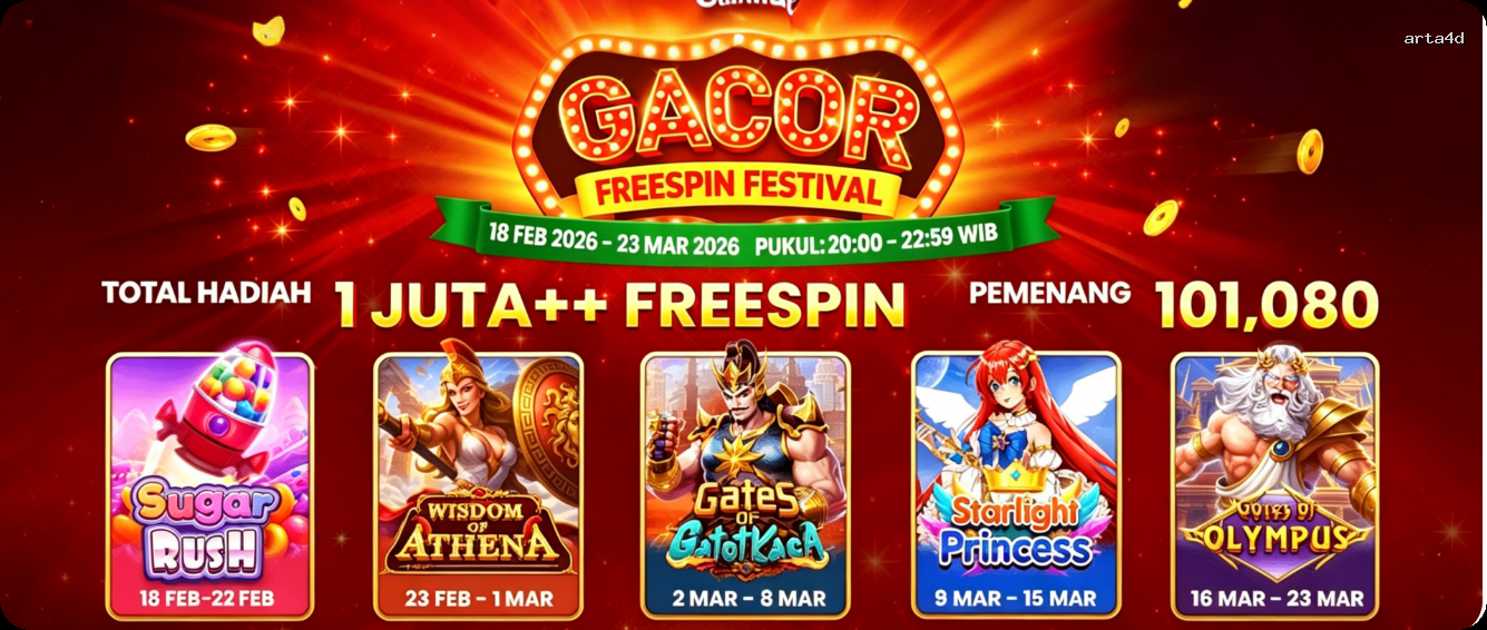 Login arta4d Sekarang Bonus Melimpah